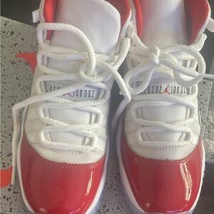 Kids Red and White Sneakers